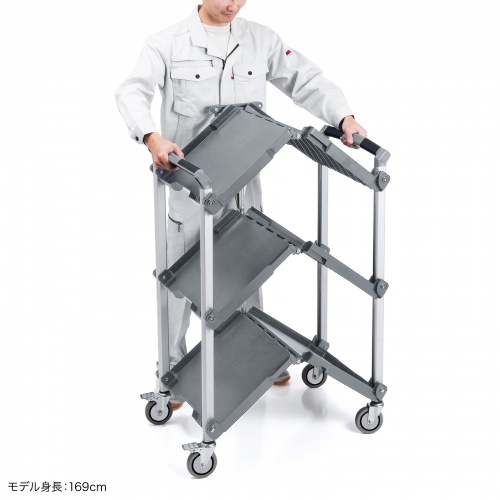 レーシングカート 折り畳み 収納タイプ スタンド タテ型 カデット KartStandEIKO.jpg
