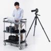 折りたたみカート3段式(総耐荷重:60kg・W800×D500×H1035mm)