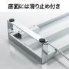 【アウトレット】机上ラック・モニター台(横幅100cm・奥行20.7cm・高さ8.9cm・耐荷重15kg・電源タップ付・USBポート付)