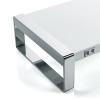 【アウトレット】机上ラック・モニター台(横幅100cm・奥行20.7cm・高さ8.9cm・耐荷重15kg・電源タップ付・USBポート付)