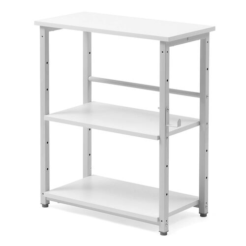 【専用】オフホワイトデスク オープンシェルフ付き Amazon.co.jp: YHPBDZW シェルフ デスクトップ収納ラック デスクラック