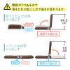 【アウトレット】折りたたみ座椅子 ファブリック 14段階リクライニング 持ち運び可能 持ち手付き ベージュ