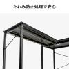 【アウトレット】 サブデスク シンプルデスク専用サブデスク L字デスク ブラック 幅35cm 奥行60cm ねじ固定