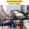 【アウトレット】キャスター付きサブデスク 脇机 パソコンデスク 作業台 高さ調節可能 幅70cm 奥行35cm 高さ64cm/70cm ホワイト