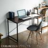 【アウトレット】シンプルデスク ワークデスク モニターアーム対応 幅90cm 奥行60cm ブラック