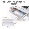 【アウトレット】パソコンデスク 幅55cm 省スペース 収納棚 勉強机 ゴムキャスター 収納ラック