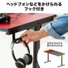 【アウトレット】シンプルデスク 幅120cm×奥行60cm 高さ変更可能 高さ57～78cm バイカラー アジャスタ