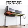 【アウトレット】シンプルデスク 幅120cm×奥行60cm 高さ変更可能 高さ57～78cm バイカラー アジャスタ