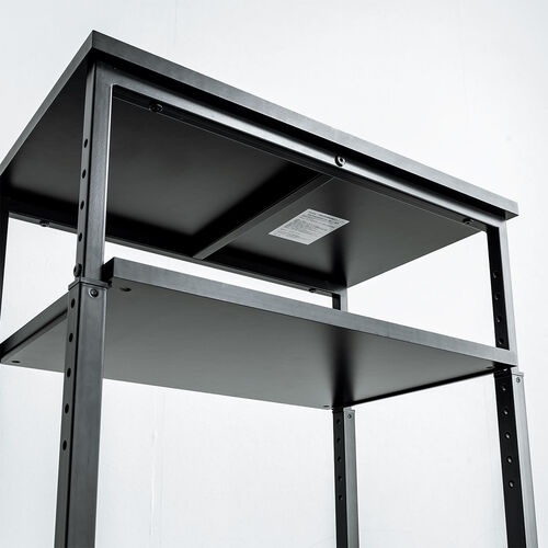 棚 収納棚 シェルフ ラック オープンシェルフ スリム ラック 黒 可変式棚 SANWA SUPPLY オープンラック シェルフラック シェルフ 収納