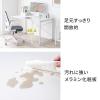 【アウトレット】シンプルデスク ワークデスク 平机 幅120cm 奥行70cm モニターアーム対応 ブラック
