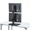 【アウトレット】スタンドモニターアーム(置き型液晶アーム・デュアルアーム・上下2面・耐荷重10kg)