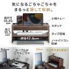 【アウトレット】ケーブルボックス  木製 ケーブル収納 タップ収納 スマホスタンド ノートパソコン収納対応 ライト木目