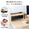 【アウトレット】ケーブルボックス  木製 ケーブル収納 タップ収納 スマホスタンド ノートパソコン収納対応 ライト木目