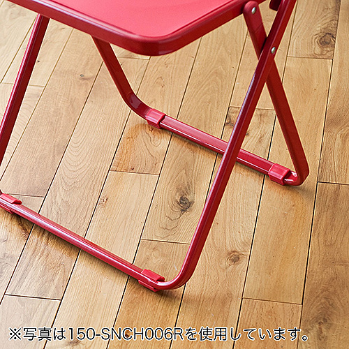 折りたたみ椅子(フォールディングチェア・スタッキング可能・SLIM・4脚