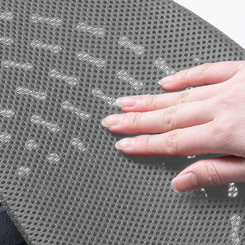 ランバーサポート グレー 腰枕 背もたれ 人間工学 姿勢矯正 椅子用 車