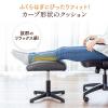 オットマン 足置き台 フットレスト 高さ調節 固定脚 幅広 デスク下 ソフトレザー ブラック