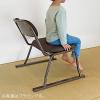 座敷椅子(正座椅子・座椅子・和室・腰痛対策・スタッキング可能・4脚セット・ブラウン)