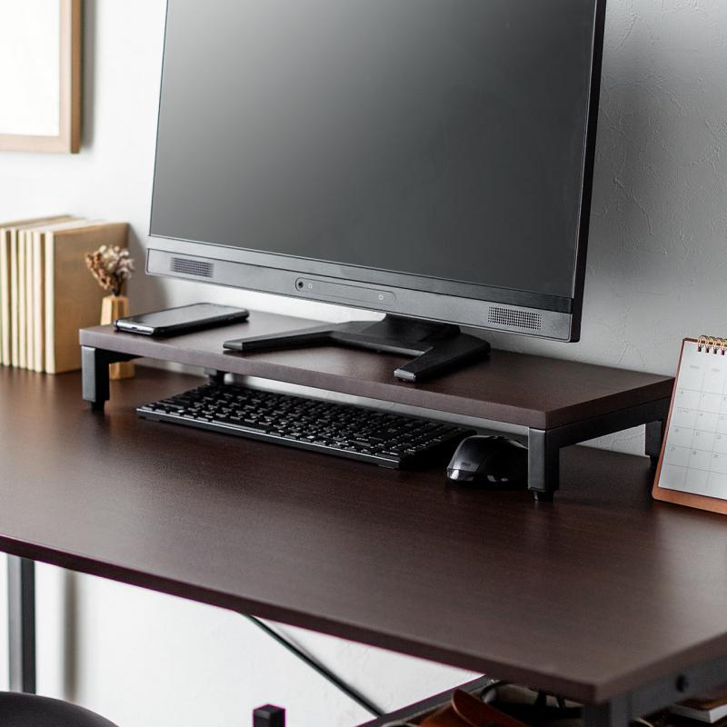 見積注文】机上ラック・モニター台(横幅58.5cm・奥行20cm・高さ