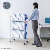【アウトレット】ファイルワゴン(3段・横幅70cm・奥行34.5cm・高さ117.8cm・耐荷重100kg)
