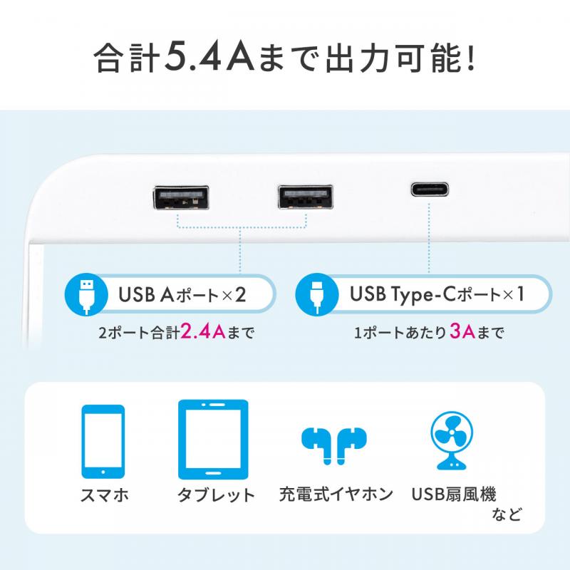 机上ラック・モニター台(横幅60cm・奥行25cm・高さ8.5cm・USBポート付