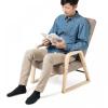 高座椅子(安楽椅子・コンパクト・背もたれ6段階角度調整・背もたれ折りたたみ可能・肉厚クッション)