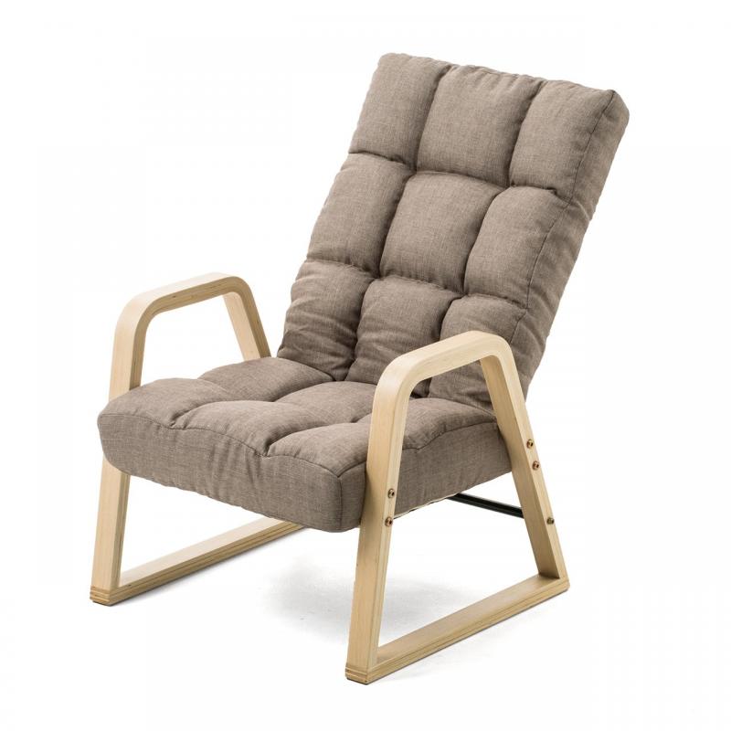高座椅子(安楽椅子・コンパクト・背もたれ6段階角度調整