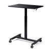 【アウトレット】スタンディングデスク 上下昇降デスク ガス圧昇降 電源不要 昇降幅40cm 幅75cm 奥行50cm 腰痛軽減 ブラック