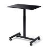 【アウトレット】スタンディングデスク 上下昇降デスク ガス圧昇降 電源不要 昇降幅40cm 幅75cm 奥行50cm 腰痛軽減 ブラック