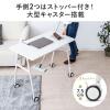 【アウトレット】デスク キャスター付き モニターアーム対応 幅90cm 奥行50cm 木目