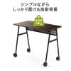 【アウトレット】デスク キャスター付き モニターアーム対応 幅90cm 奥行50cm 木目
