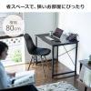 【アウトレット】シンプルデスク(平机・ブラウン・パソコンデスク・ワークデスク・横幅80cm・奥行60cm・SOHO・組立簡単)