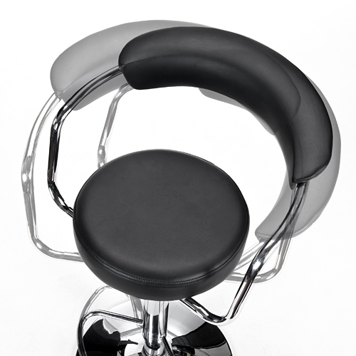 カウンターチェア・イス(ブラック) 150-SNC065BK 【パソコンデスク通販