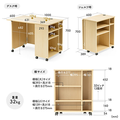 楽天市場】文机 折りたたみの通販
