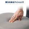 【アウトレット】デスクチェア・イス(オフィスチェア・肘付き・グレー)