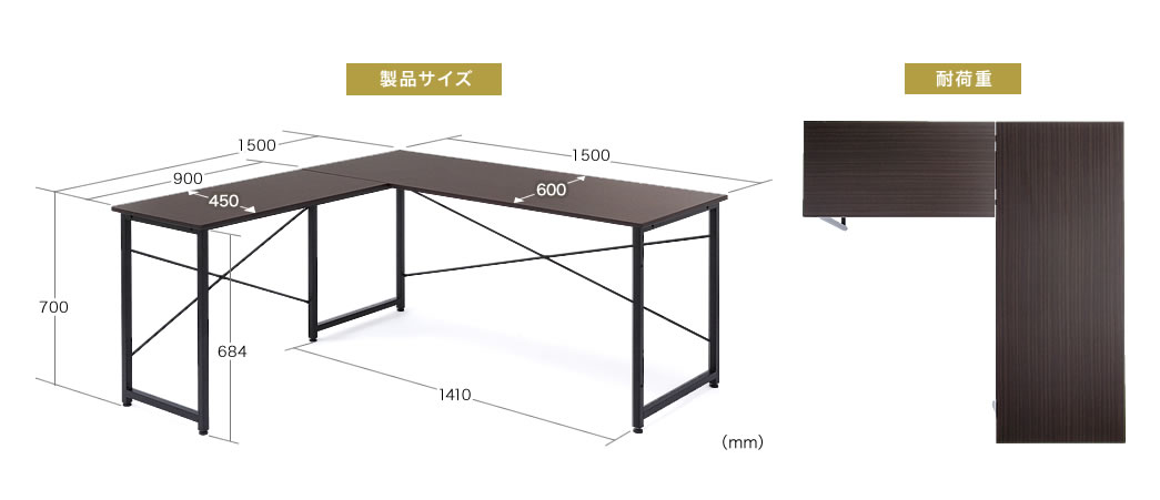 製品サイズ 耐荷重